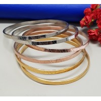 Conjunto com 6 Braceletes em 3 cores Desenhadas - PSI0129