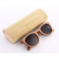 Óculos de Sol de Bambu Masculino Espelhado - RGI027