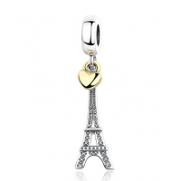 Charm Europeu Berloque Torre Eiffel