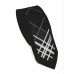 Gravata Slim Importada em Seda Black com Textura -  MAI0115