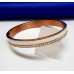 Bracelete Aço Inoxidável com Cerâmica e Cristais - PSI0183