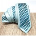 Gravata Slim Importada em Jacquard Xadrez - MAI0297