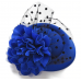 Casquete Voillete Chapéu Importado Azul
