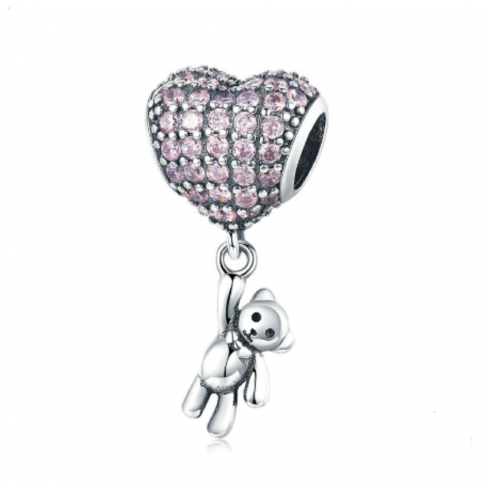 Charm Europeu Berloque Balão Cristais PND0219