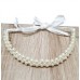 Headband Tiara Com Pérolas Fake - TII0556