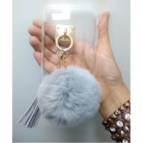 Capa Para Iphone 6 Plus com Pompom e Franjas