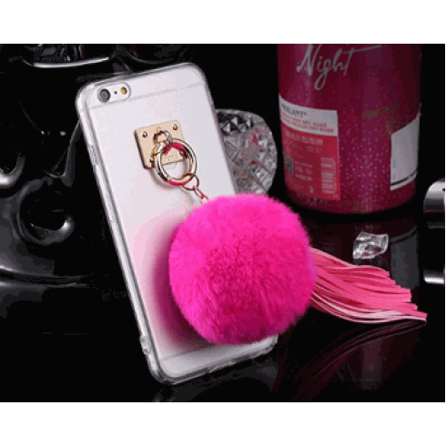 Capa Para Iphone 6 Plus com Pompom e Franjas