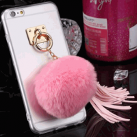 Capa Para Iphone com Pompom e Franjas