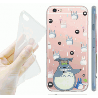 Capa de Silicone para iPhone com Desenho Totoro