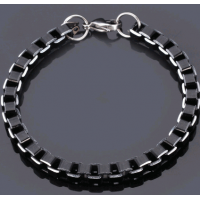 Bracelete Unissex Steel Black