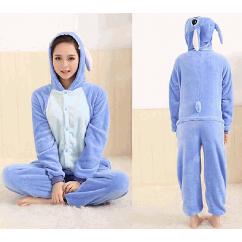 Pijama Cosplay Stitch Unissex