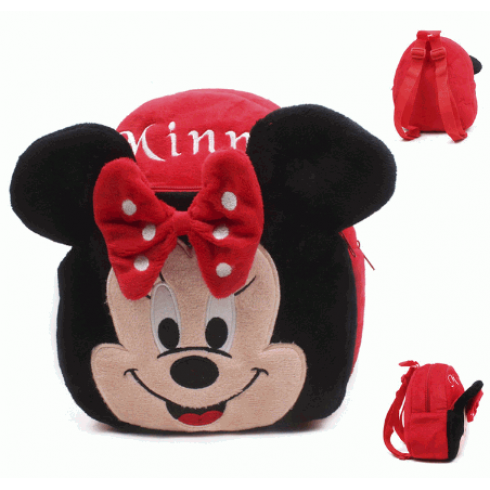 Mochila Infantil de Pelúcia Desenhos Disney