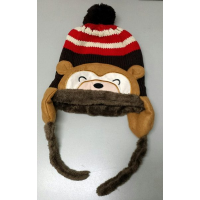 Touca Gorro Ursinho Com Orelha