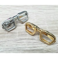 Prendedor de Gravatas Formato de Óculos